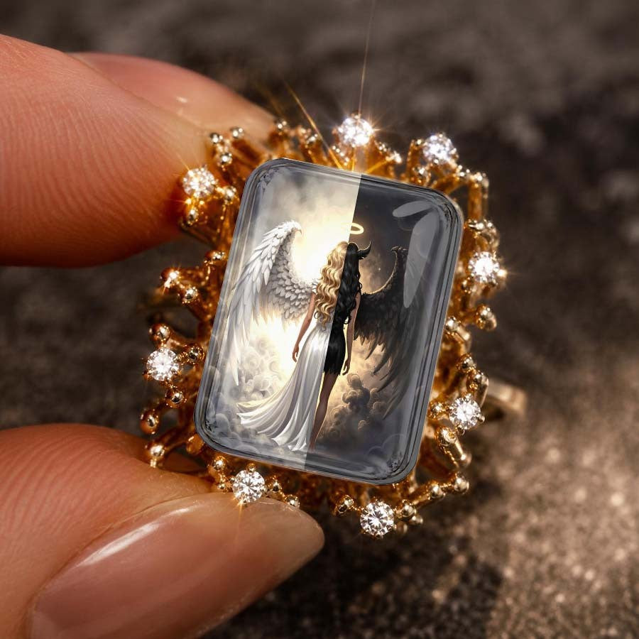 Dual Angel Rectangular Ring