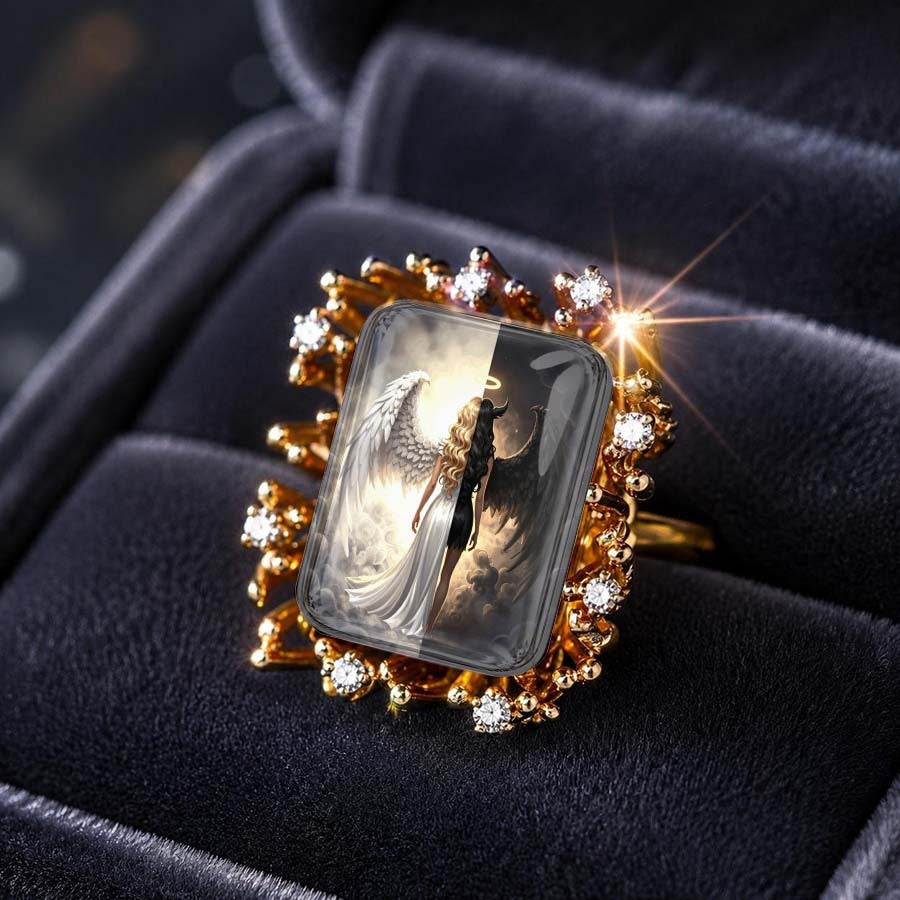 Dual Angel Rectangular Ring