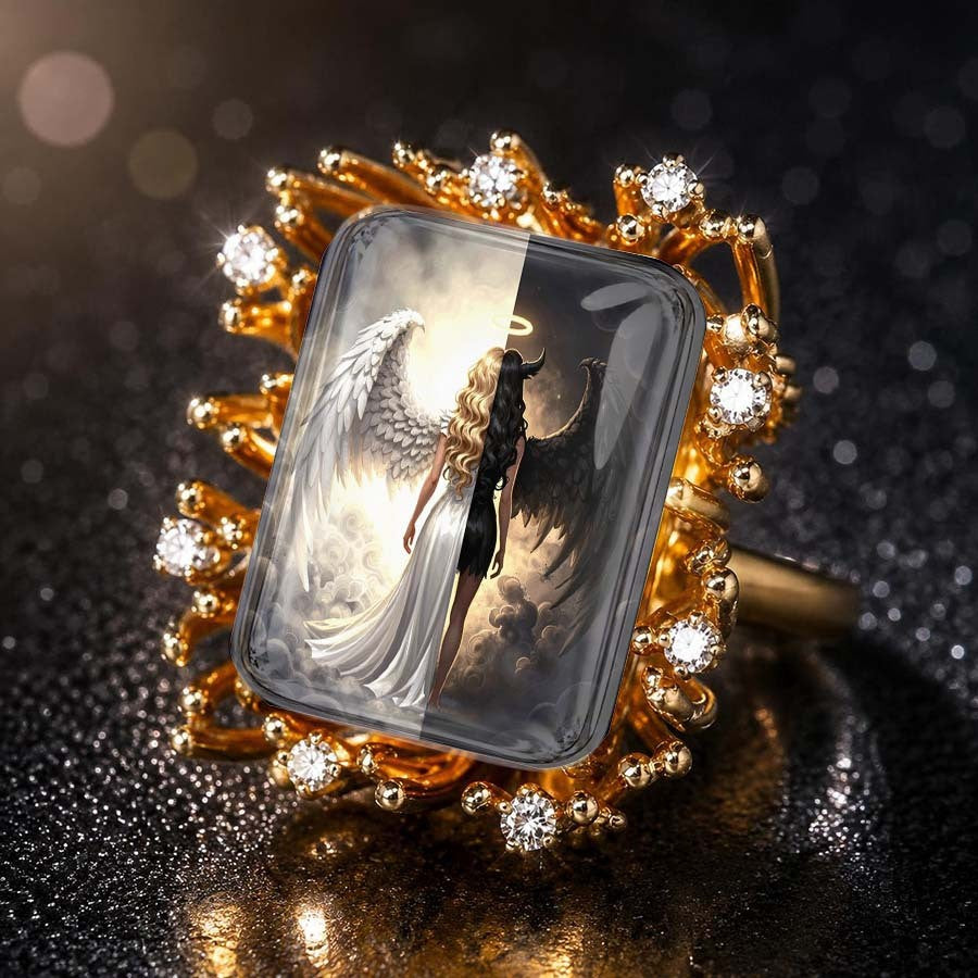 Dual Angel Rectangular Ring