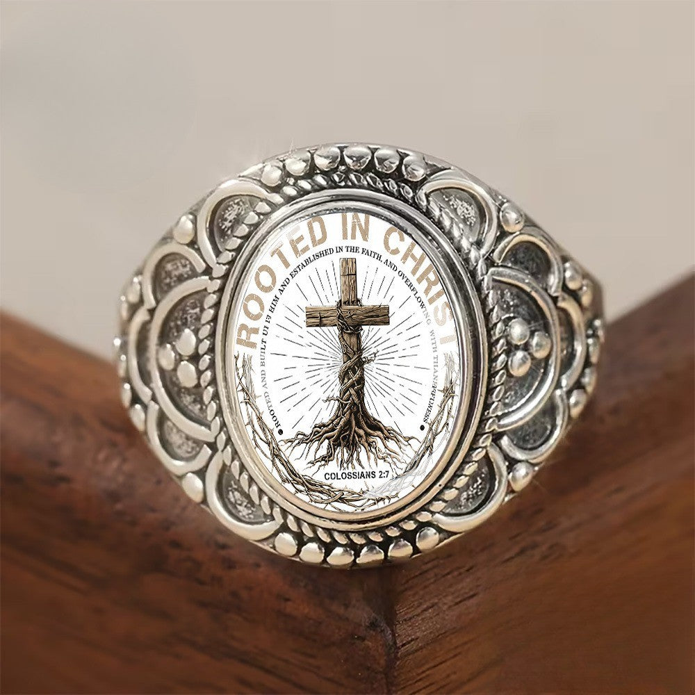 Rooted Cross Statement Ring