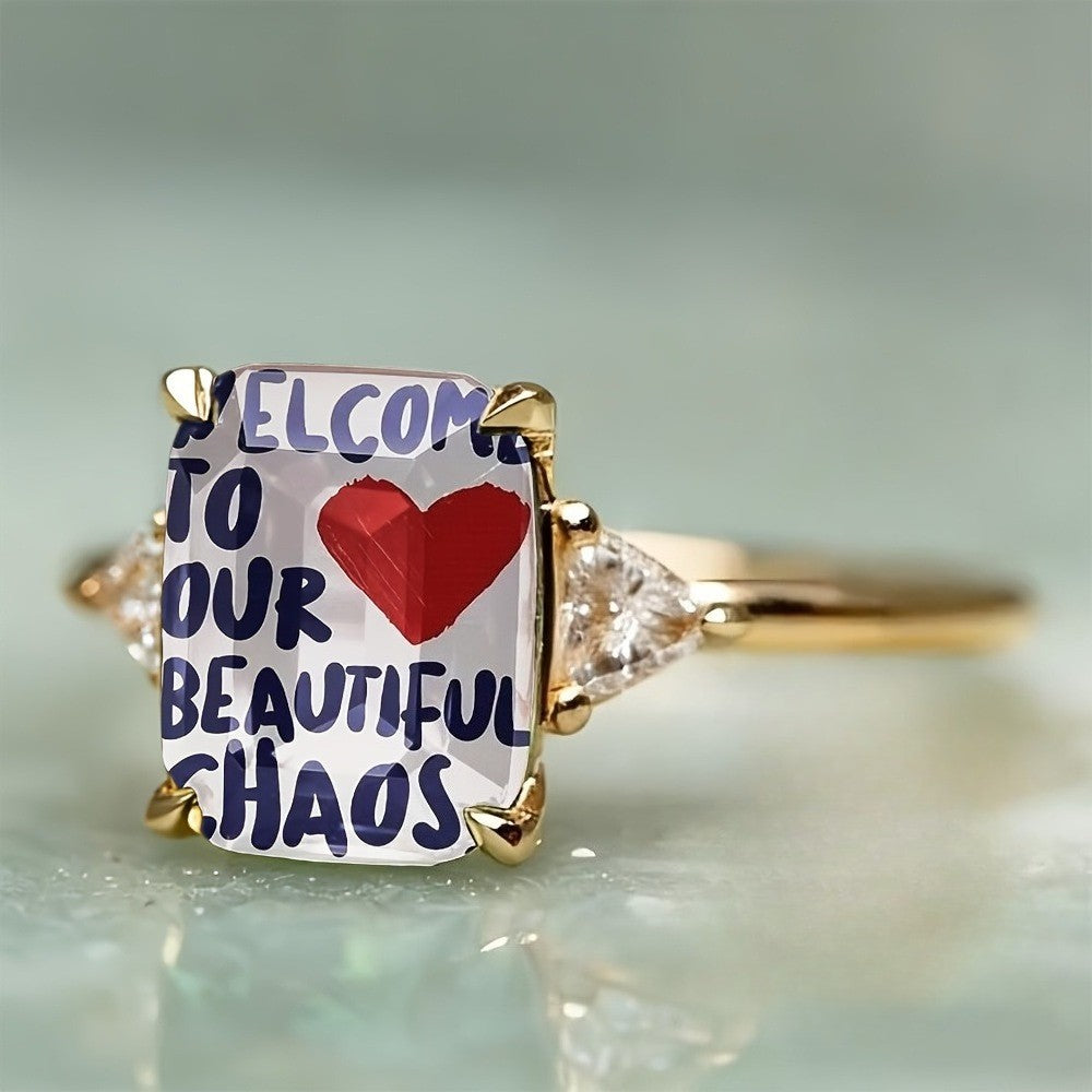 Beautiful Chaos Square Ring