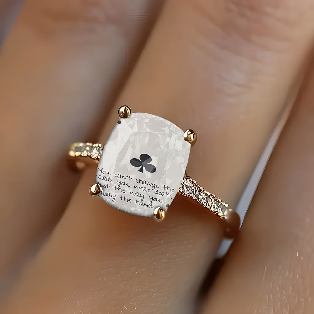 Club Quote Square Ring