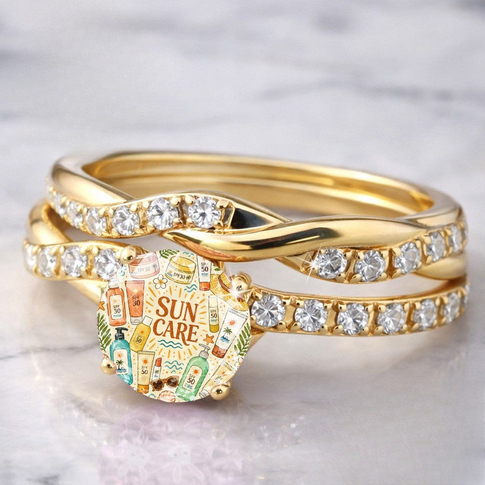 Sun Care Twisted Ring