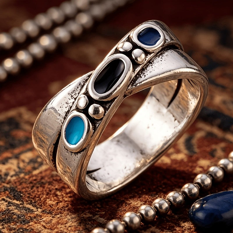 Tri-Stone Wrap Ring