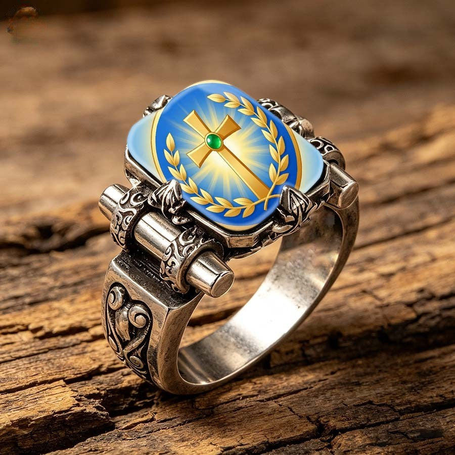 Blue Cross & Laurel Ring