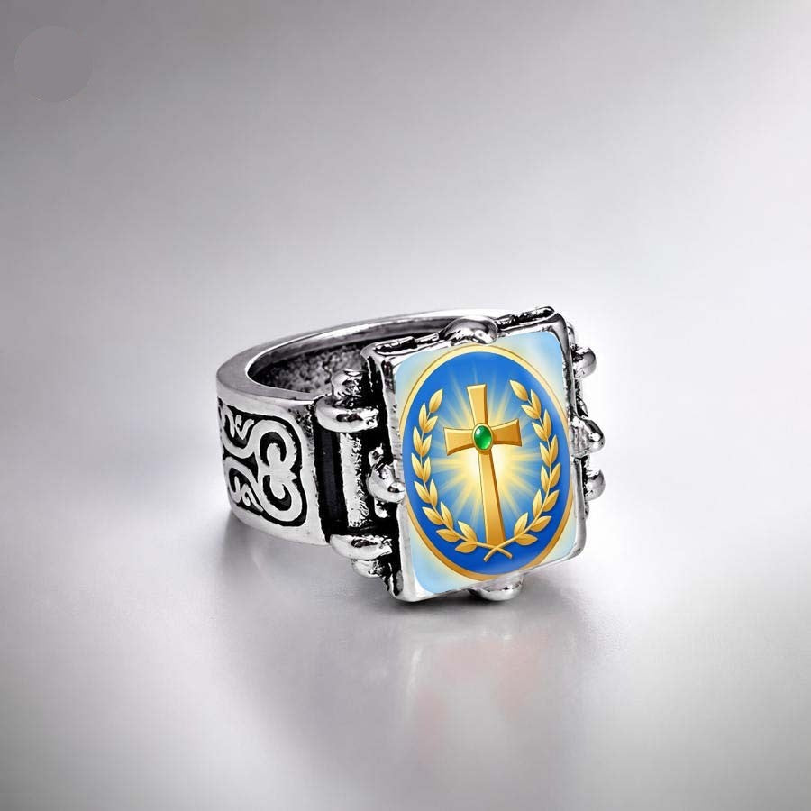 Blue Cross & Laurel Ring