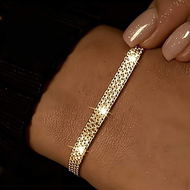 Textured Mesh Bracelet Set