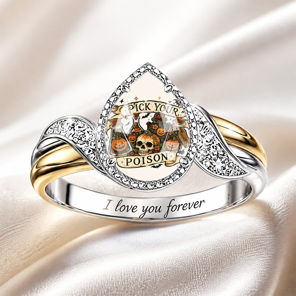 Pick Your Poison Teardrop Ring