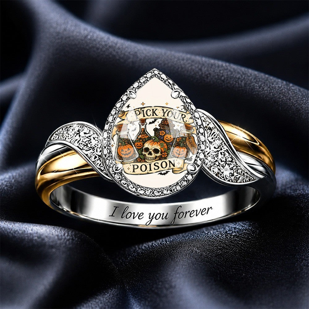Pick Your Poison Teardrop Ring