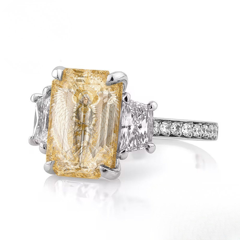 Winged Warrior Square Ring