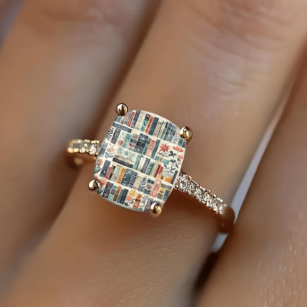 Bookshelf Square Ring