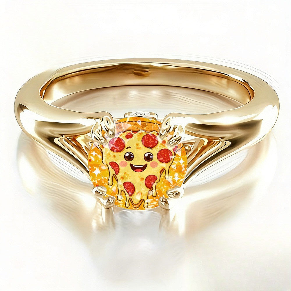 Smiling Pizza Ring