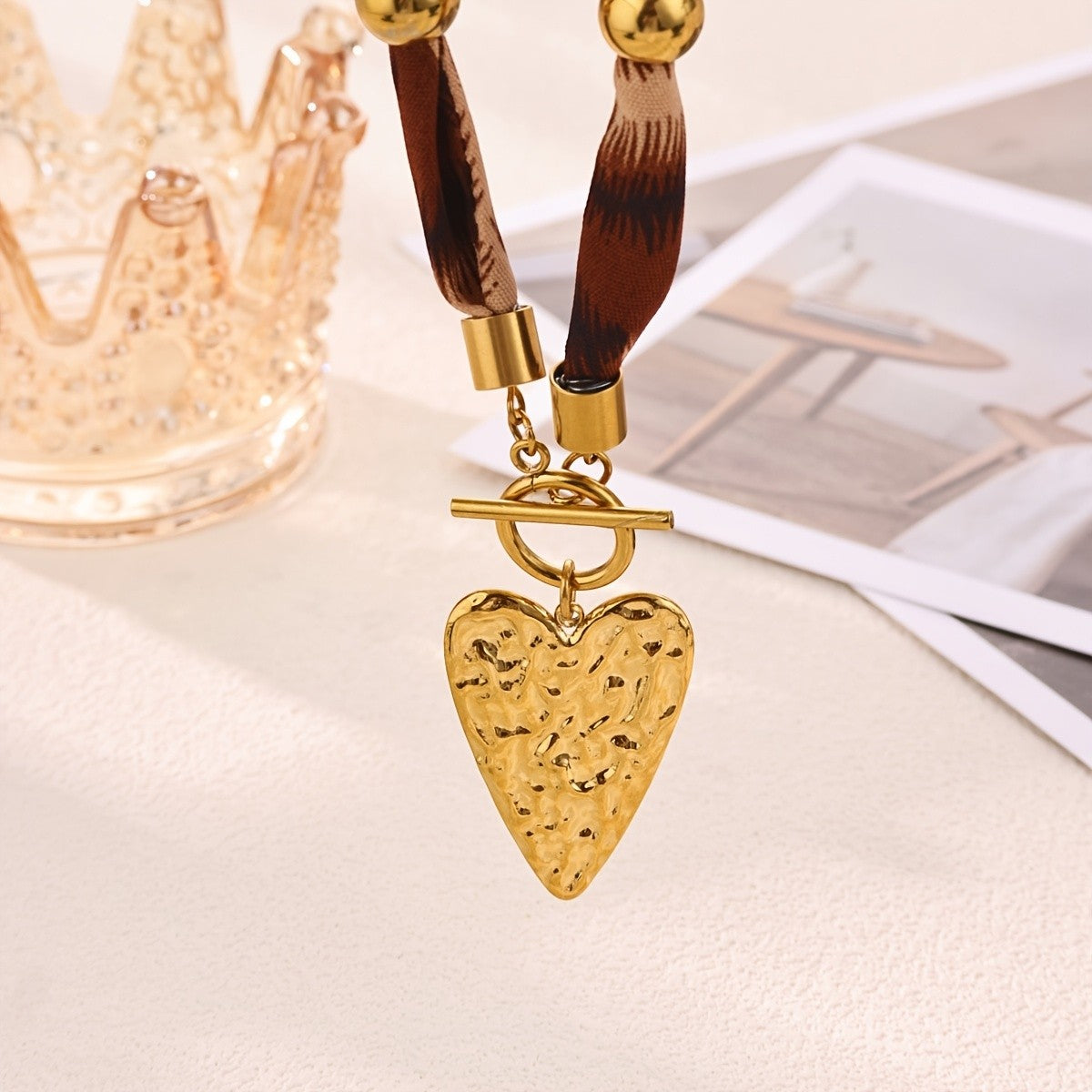 Leopard Print Snake Necklace