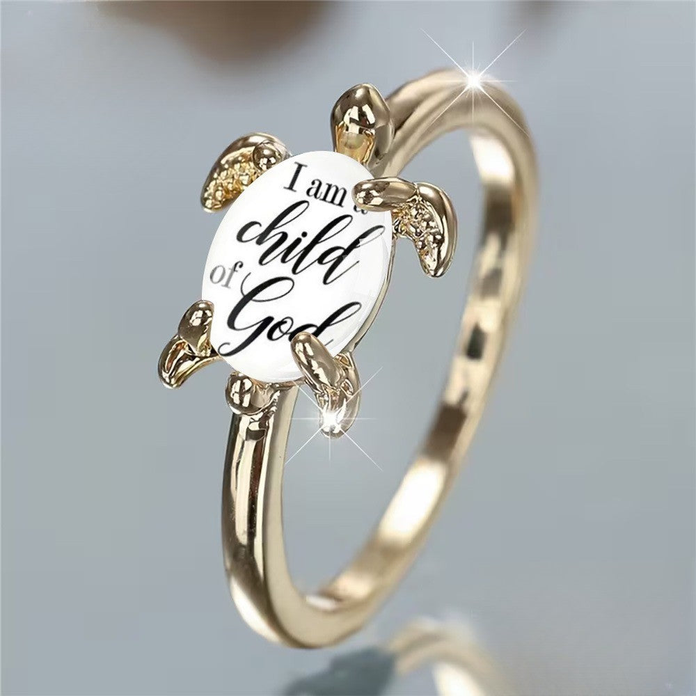 Child of God Turtle Ring
