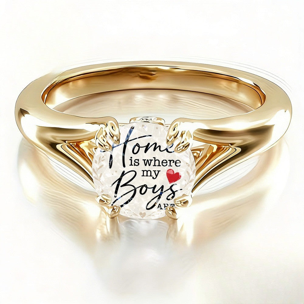 Home Is Where My Boys Are Ring