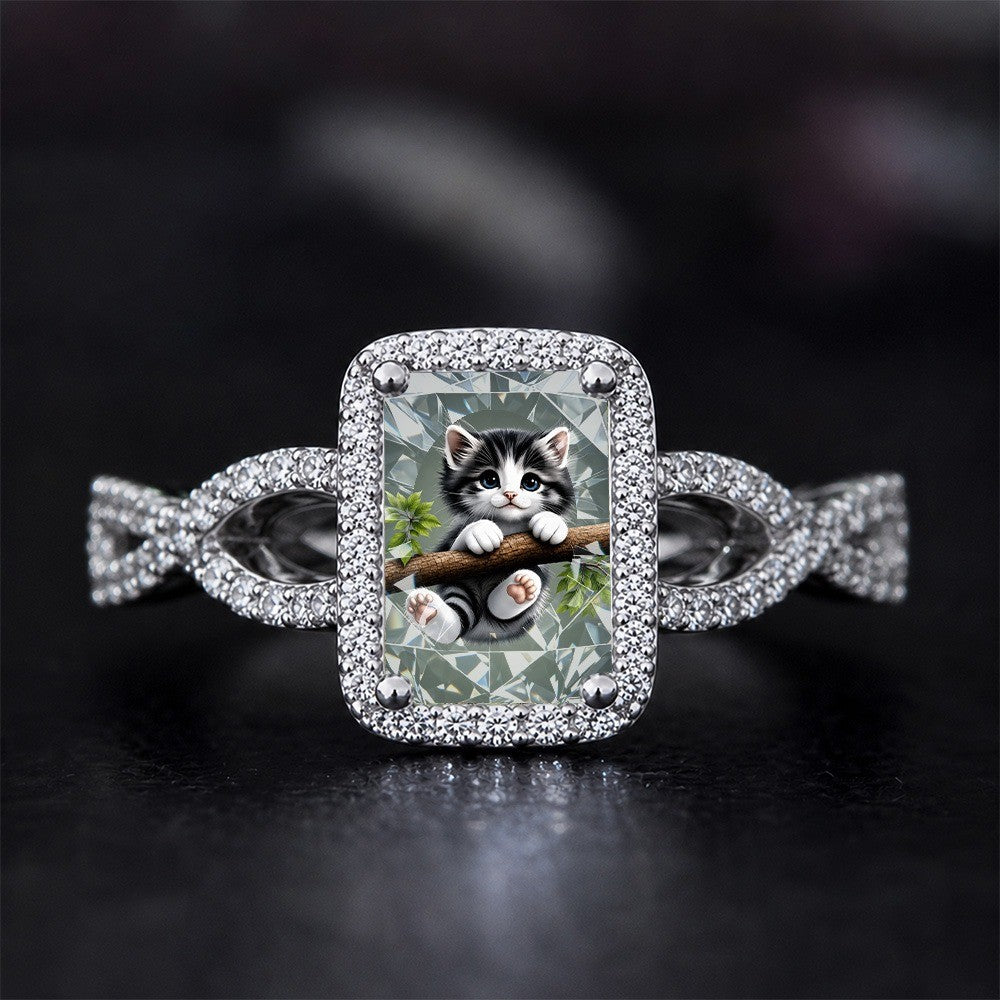 Kitten Square Ring