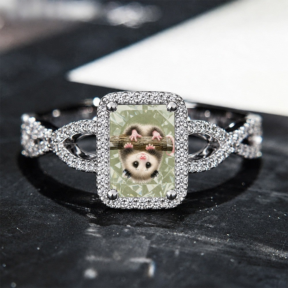 Possum Square Statement Ring
