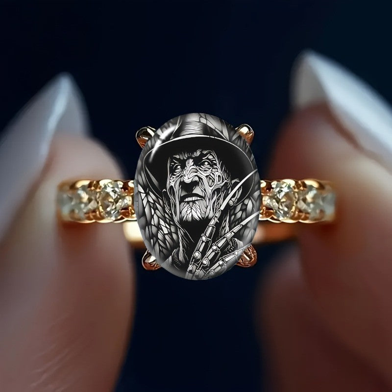 Graphic Claw Statement Ring