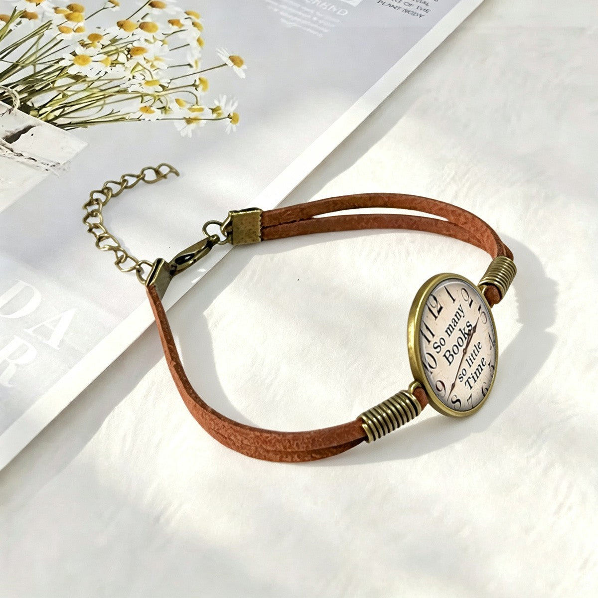 Book Lover Quote Bracelet