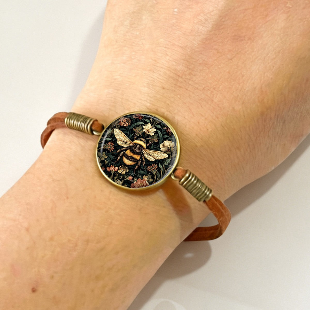 Bumblebee & Wildflower Bracelet