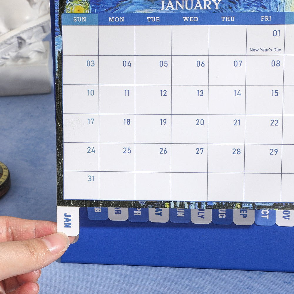 Starry Night Desk Calendar