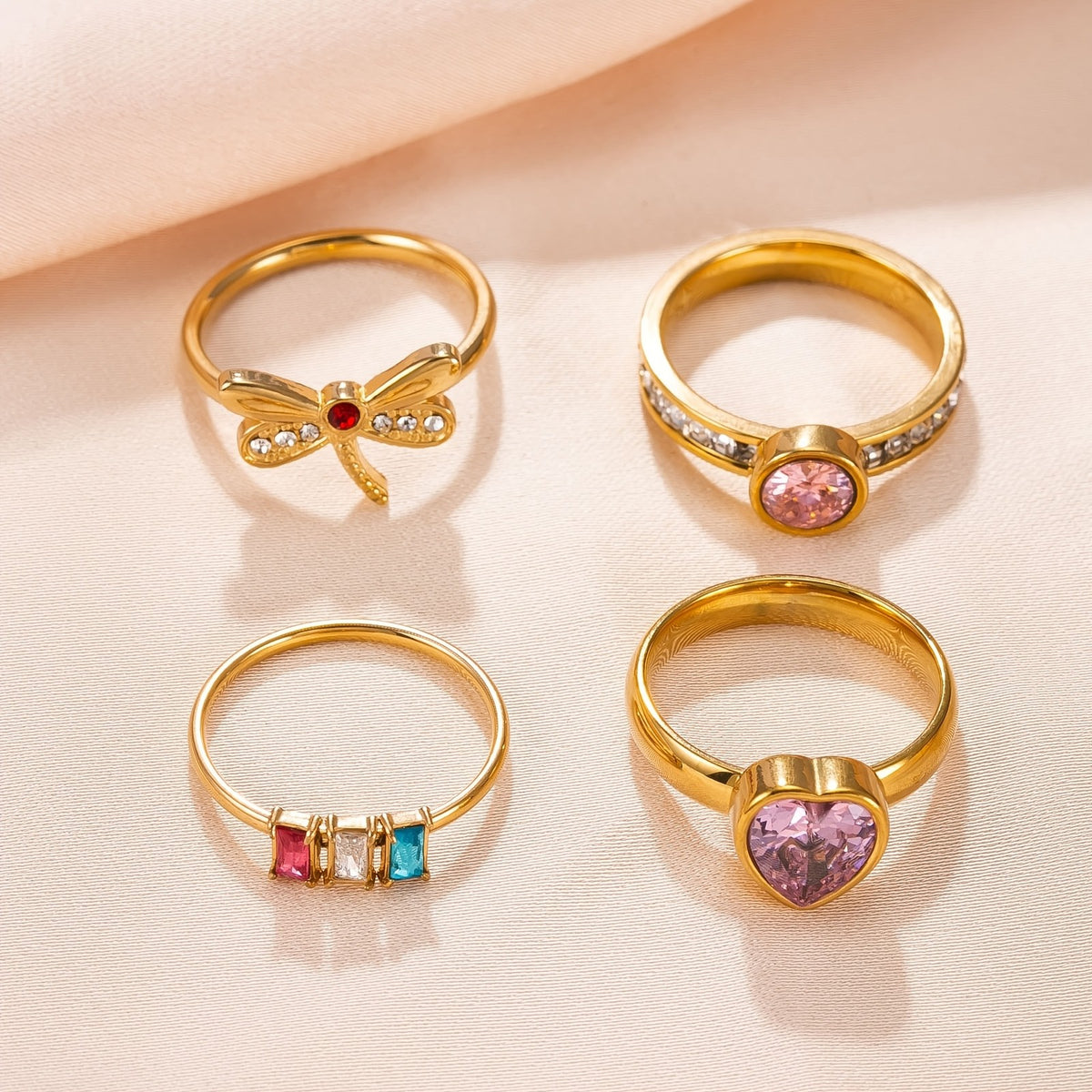 Mixed Motif Ring Set