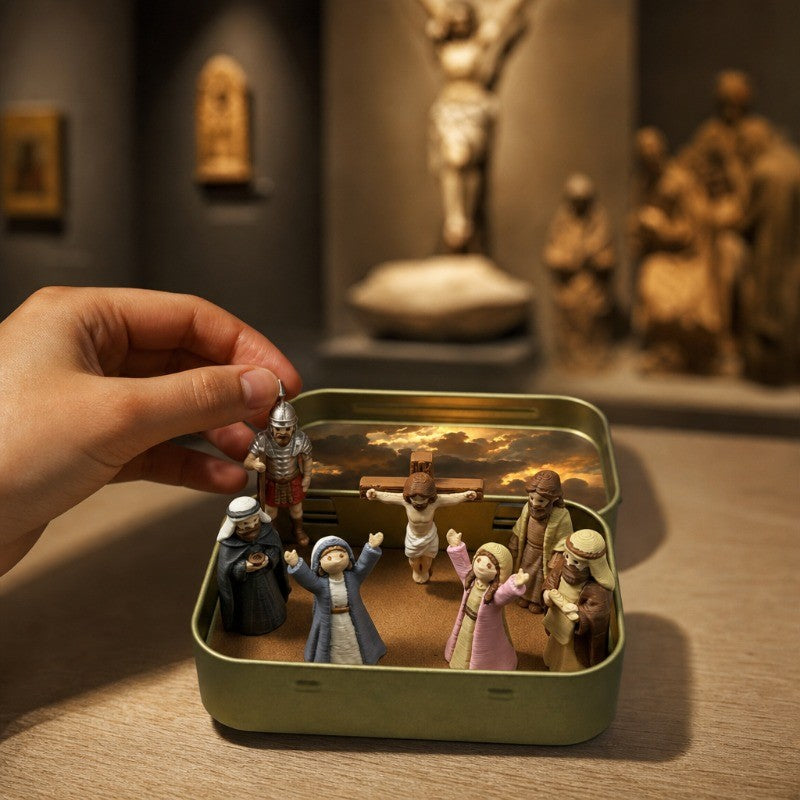 Crucifixion Scene Figurine Set