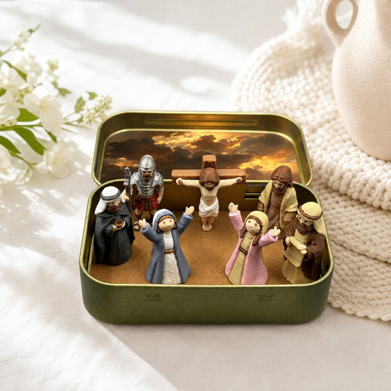 Crucifixion Scene Figurine Set