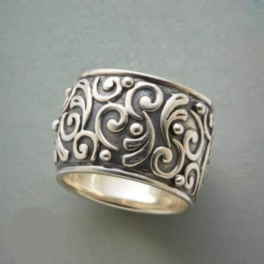 Antique Scrollwork Statement Ring
