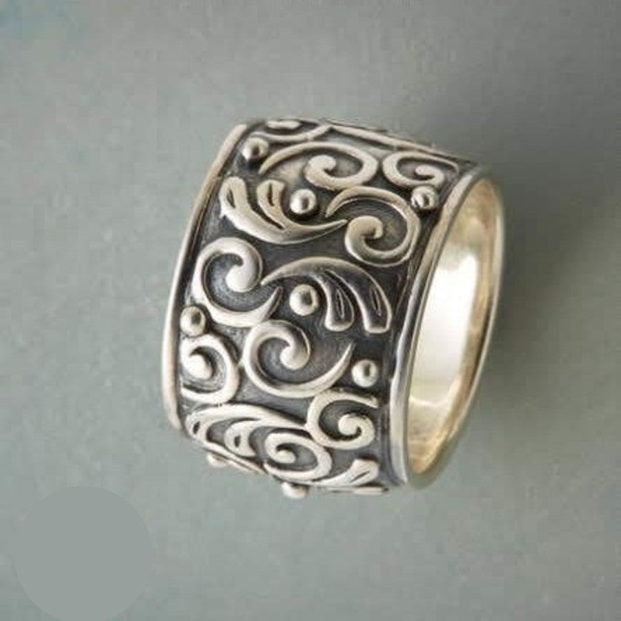 Antique Scrollwork Statement Ring