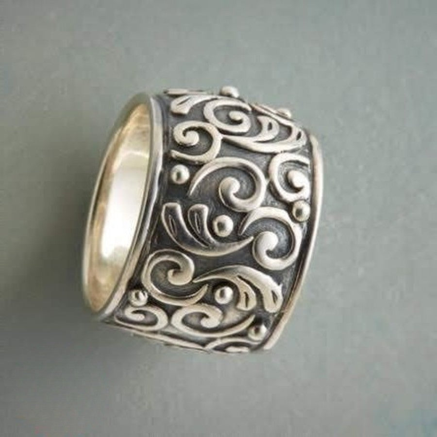 Antique Scrollwork Statement Ring