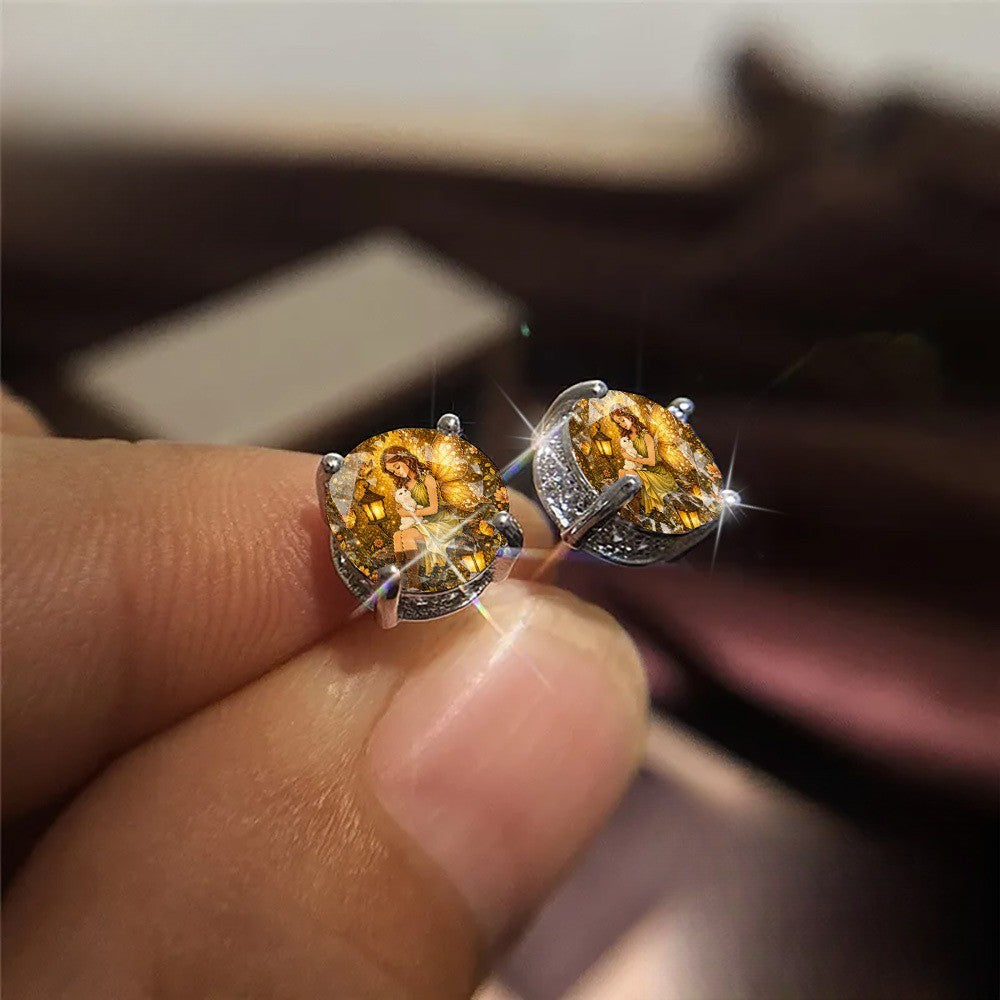 Fairy Glass Dome Earrings