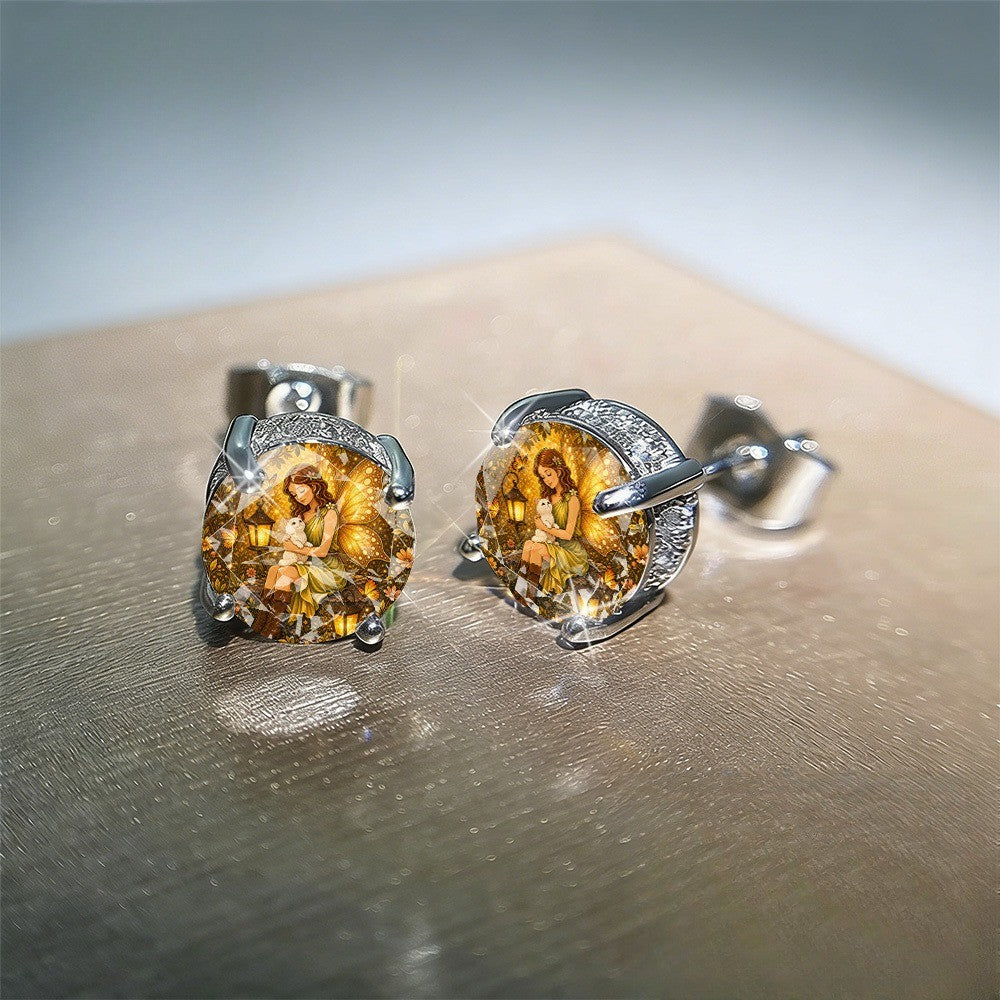 Fairy Glass Dome Earrings