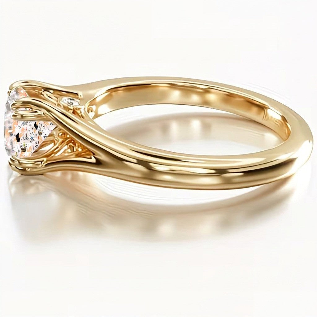 Cocktail Party Print Ring