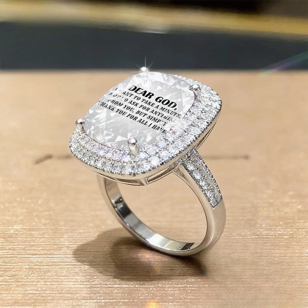 Prayer Cushion Ring