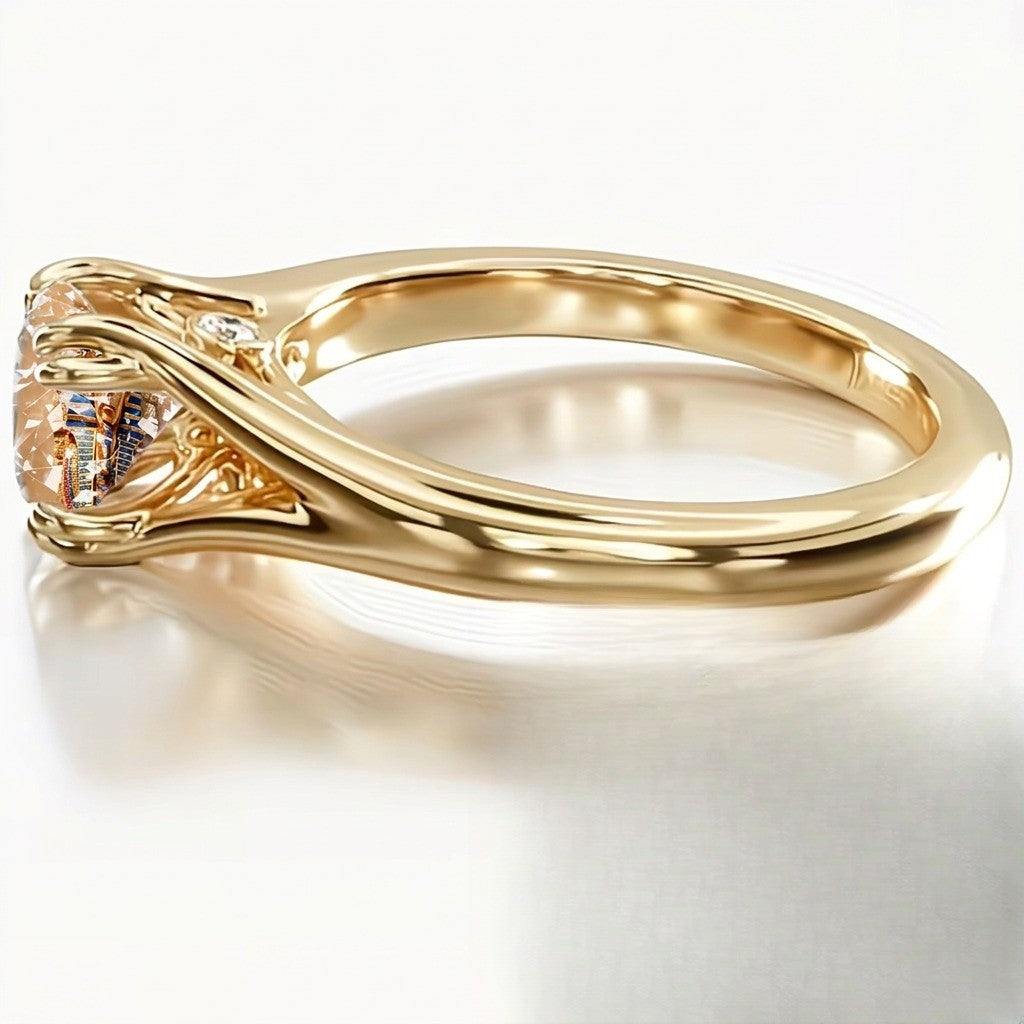 Egyptian Pharaoh Face Ring
