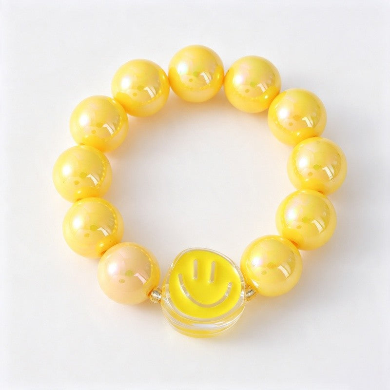 Colorful Smiley Face Bracelet