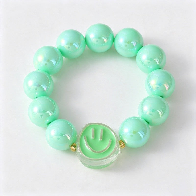 Colorful Smiley Face Bracelet