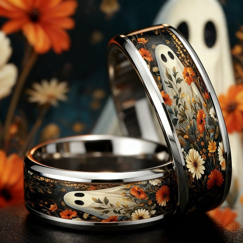 Autumn Floral Ghost Ring