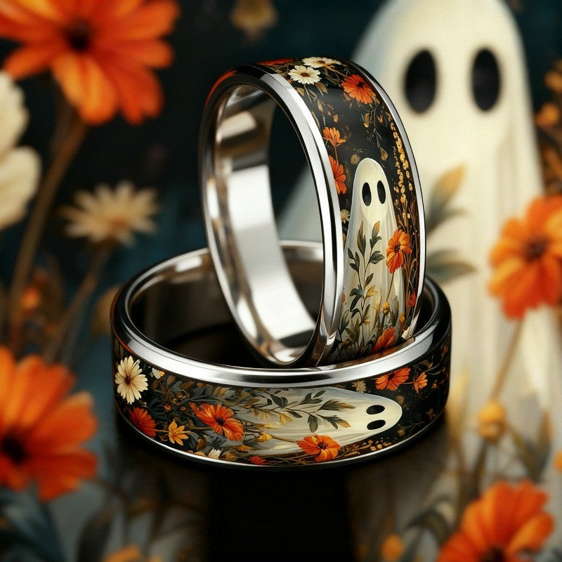 Autumn Floral Ghost Ring