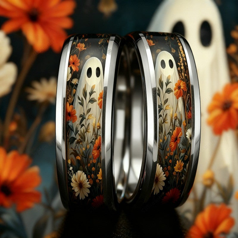Autumn Floral Ghost Ring
