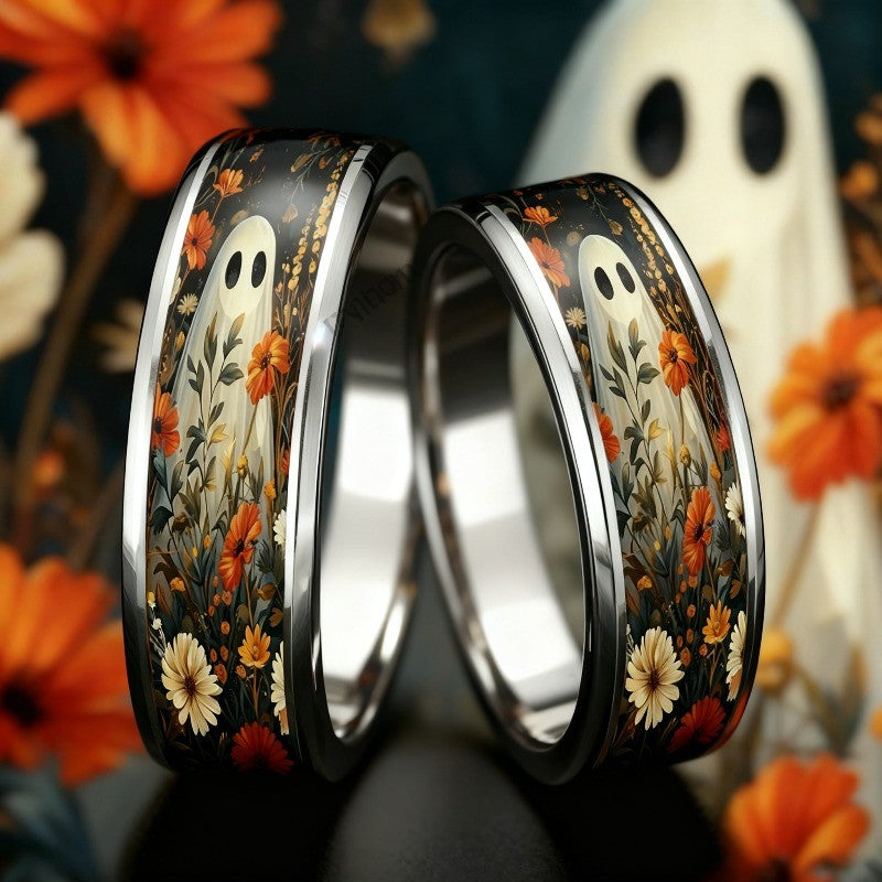 Autumn Floral Ghost Ring
