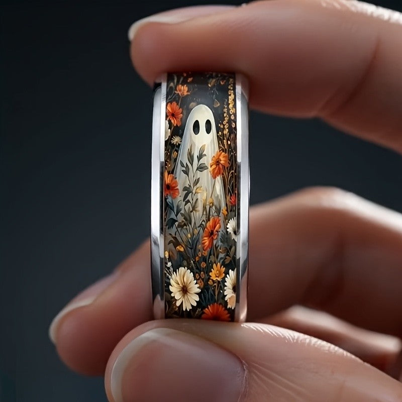 Autumn Floral Ghost Ring