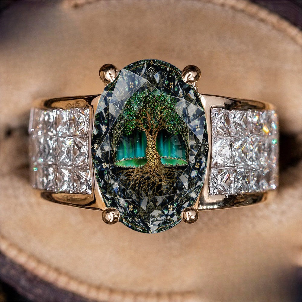 Aurora Tree of Life Ring