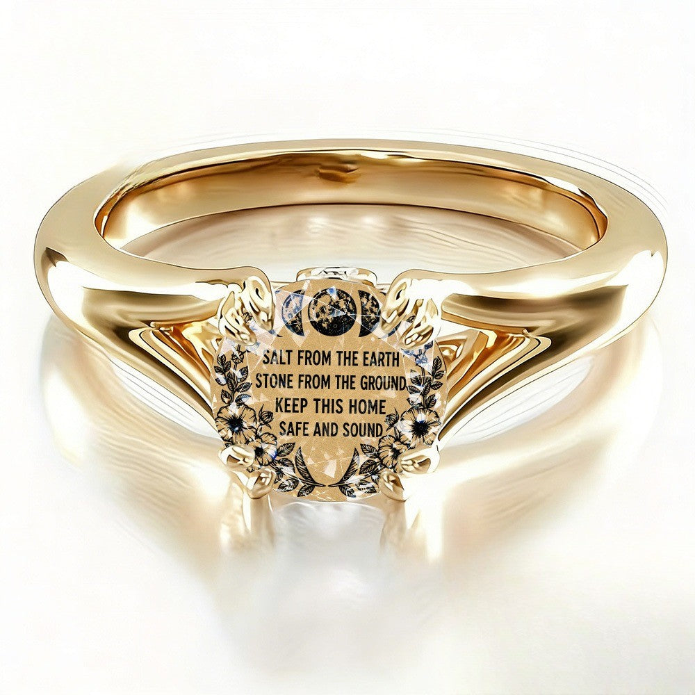 Floral Home Blessing Ring