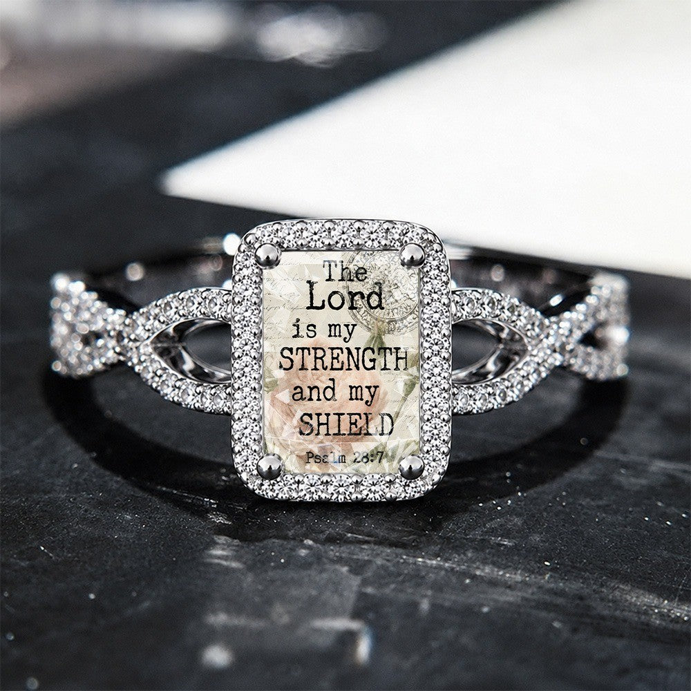 Scripture Strength Square Ring