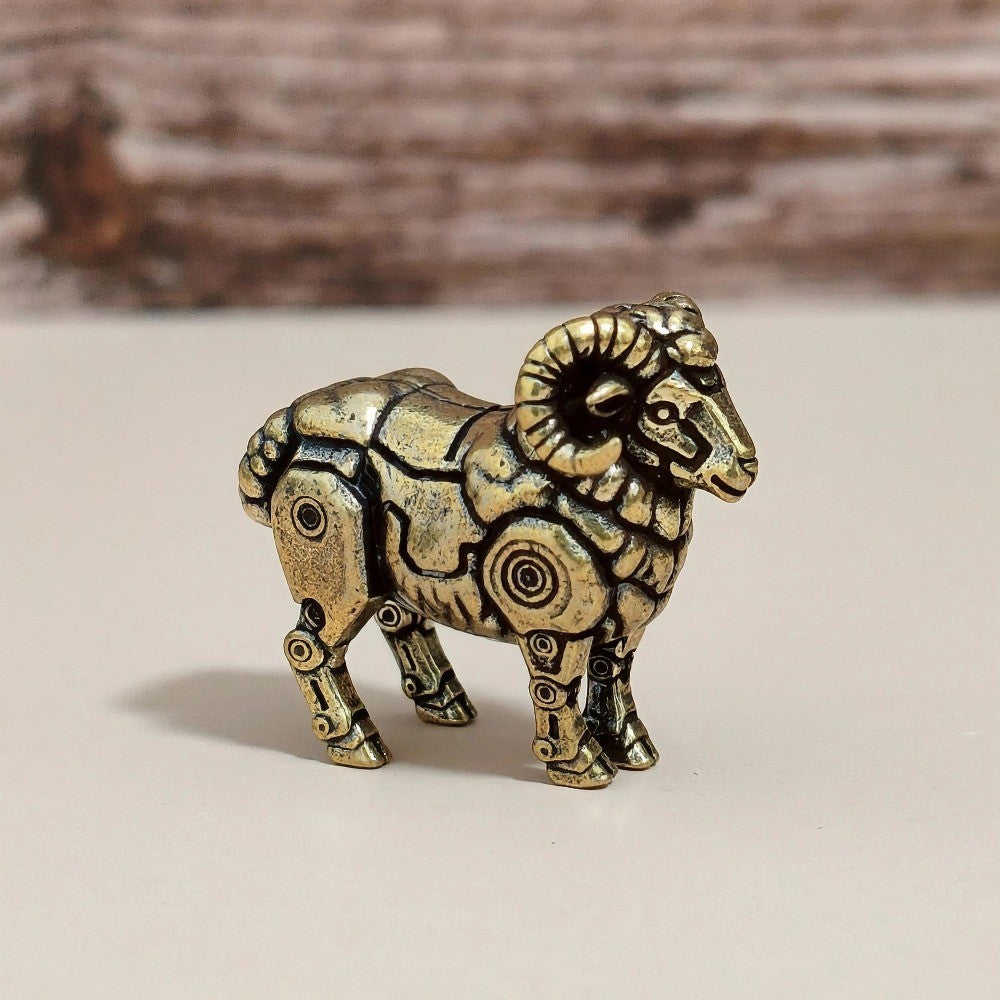 Mechanical Ram Figurine