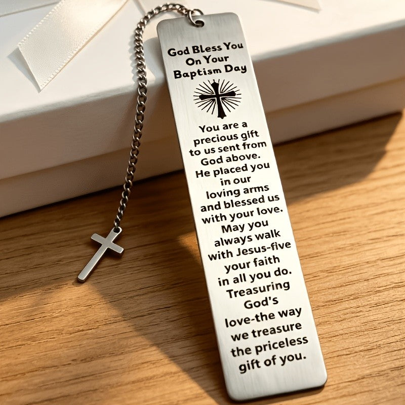 Baptism Blessing Bookmark