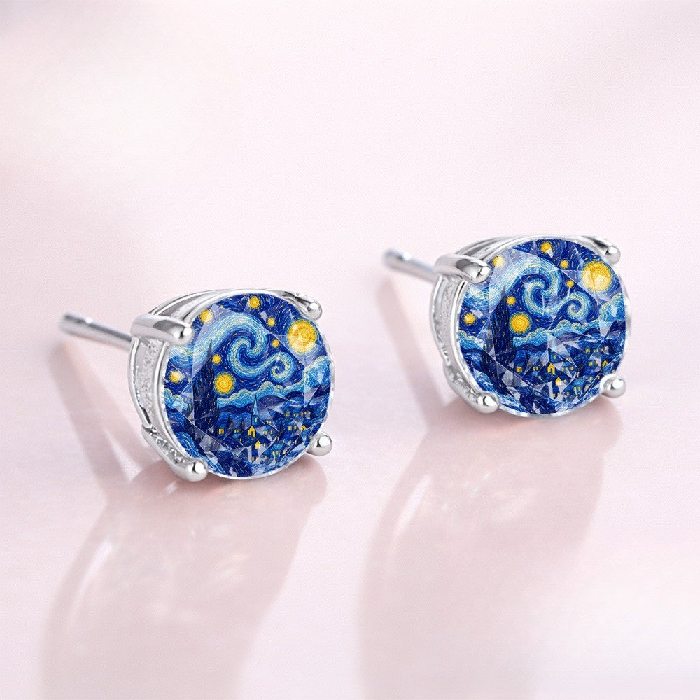 Starry Night Stud Earrings