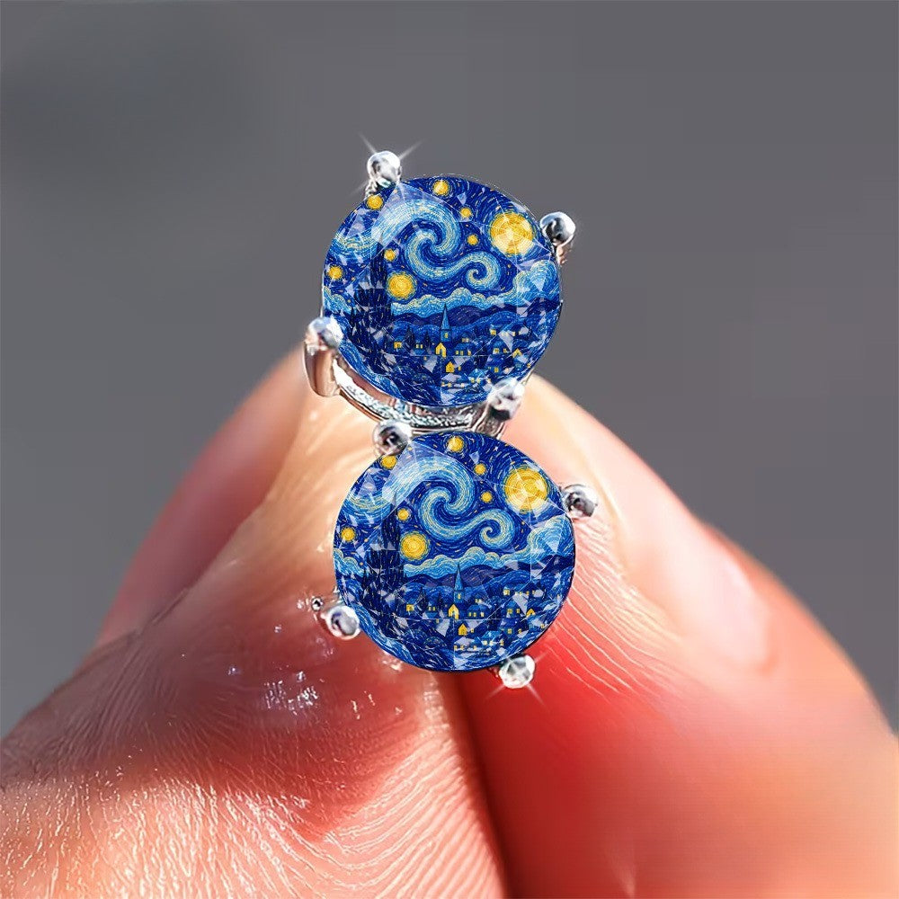 Starry Night Stud Earrings